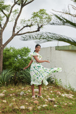 Load image into Gallery viewer, Khajoor Vol.1 Coast Tier Dress
