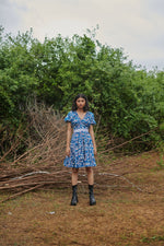 Load image into Gallery viewer, Barbecue Day Desert Bluebell Dress

