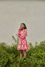 Load image into Gallery viewer, Le Blush Fleur Ruffle Baby Dress
