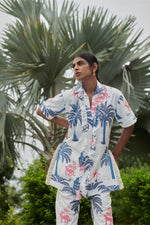 Load image into Gallery viewer, Khajoor Pink Panther Shirt Co-ord Set
