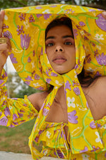 Load image into Gallery viewer, Le Lemon Fleur Sun Hat
