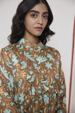 Load image into Gallery viewer, Umber Garden Ruffle Dress
