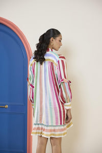 Prism Statement Scallop Dress