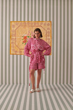 Load image into Gallery viewer, Blush Stripes Uniform Shirt
