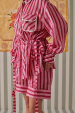 Load image into Gallery viewer, Blush Stripes Uniform Co-ord
