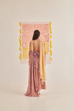 Load image into Gallery viewer, Gold Florentina Slip Draped Dress
