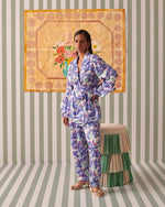 Load image into Gallery viewer, Abstract Gardenia Blazer Co-ord Set
