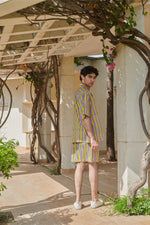 Load image into Gallery viewer, Jelly Bean Stripes Resort Co-ord Set
