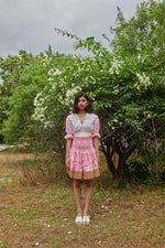 Load image into Gallery viewer, Barbie Smocked Raffia Skirt
