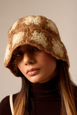 Load image into Gallery viewer, FLORAL CROCHET BUCKET HAT - Khajoor
