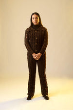Load image into Gallery viewer, Butterfly crochet trousers - Khajoor
