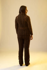 Load image into Gallery viewer, Butterfly crochet trousers - Khajoor
