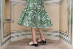 Load image into Gallery viewer, Botanical Vine Button Down Dress - Khajoor
