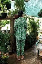 Load image into Gallery viewer, Botanical Vine Straight Statement Shirt - Khajoor
