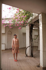 Load image into Gallery viewer, 70’s Short Tier Dress - Khajoor

